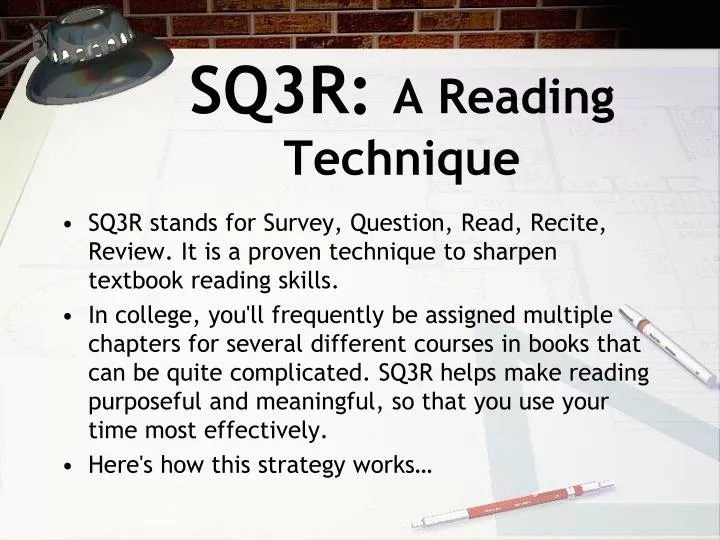 sq3r a reading technique