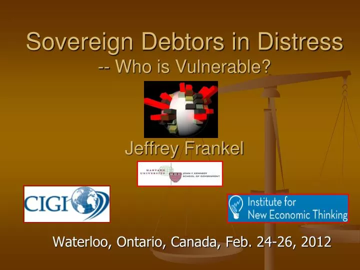 sovereign debtors in distress who is vulnerable jeffrey frankel