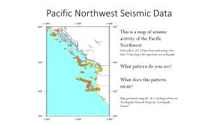 Pacific Northwest Seismic Data