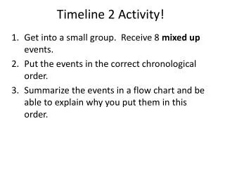Timeline 2 Activity!