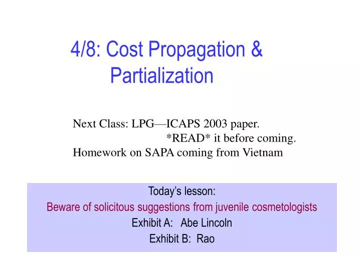 4 8 cost propagation partialization