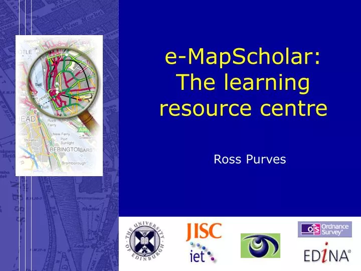e mapscholar the learning resource centre