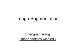 Image Segmentation