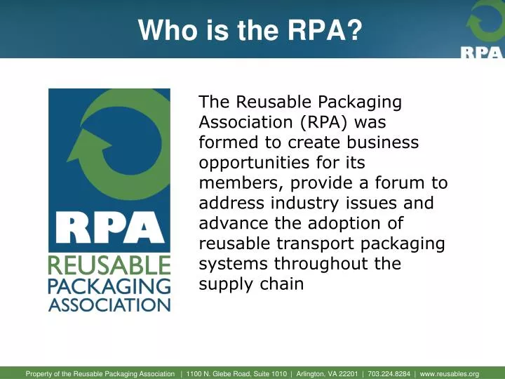 who is the rpa