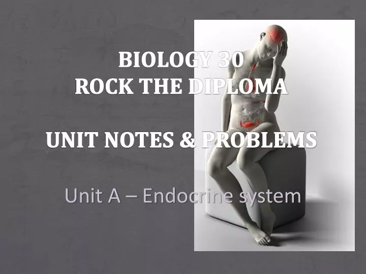 biology 30 rock the diploma unit notes problems
