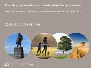 Powering and puzzling over climate adaptation governance