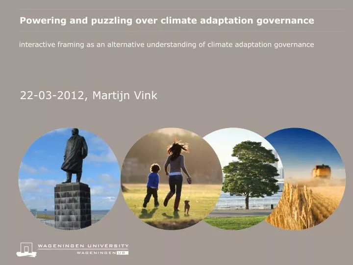 powering and puzzling over climate adaptation governance