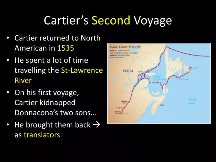 cartier s second voyage