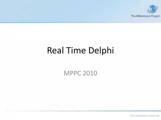Real Time Delphi