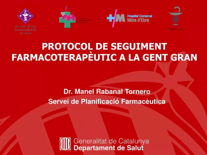 protocol de seguiment farmacoterap utic a la gent gran