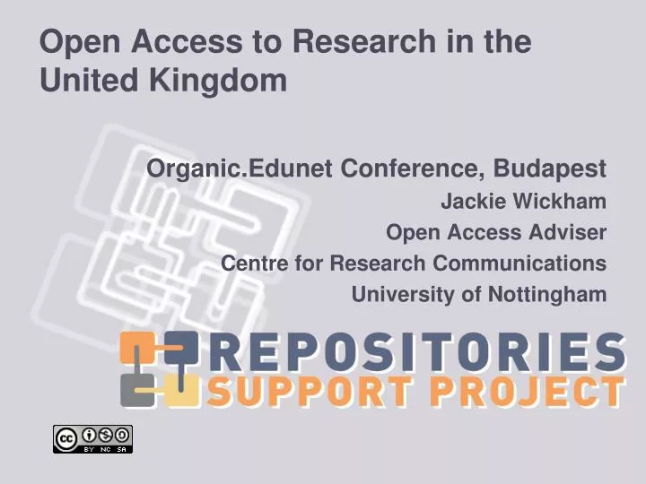 open access to research in the united kingdom