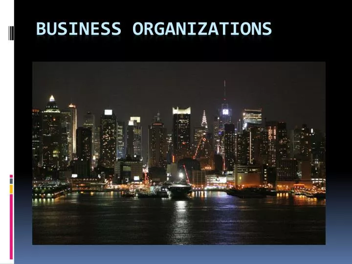 business organizations