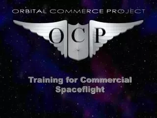 Training for Commercial Spaceflight