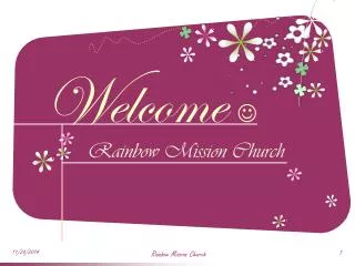 welcome