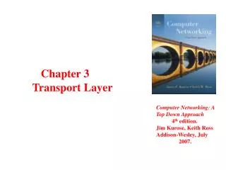 Chapter 3 Transport Layer