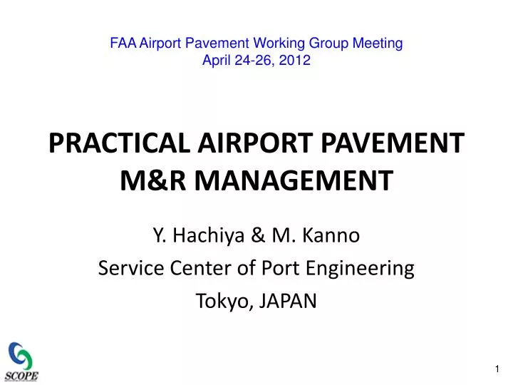 practical airport pavement m r management