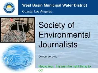 Society of Environmental Journalists October 20, 2012