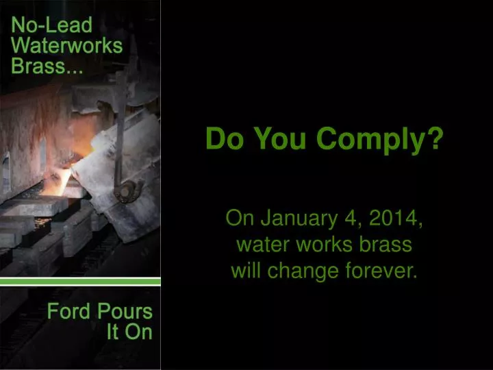 do you comply