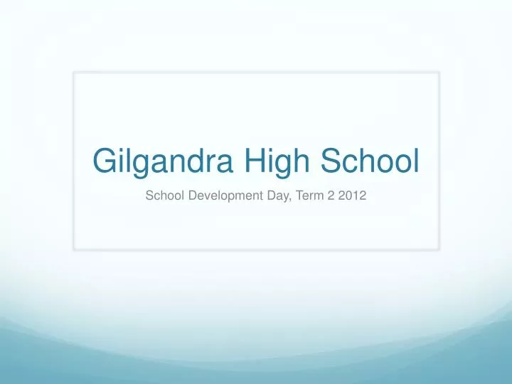 gilgandra high school