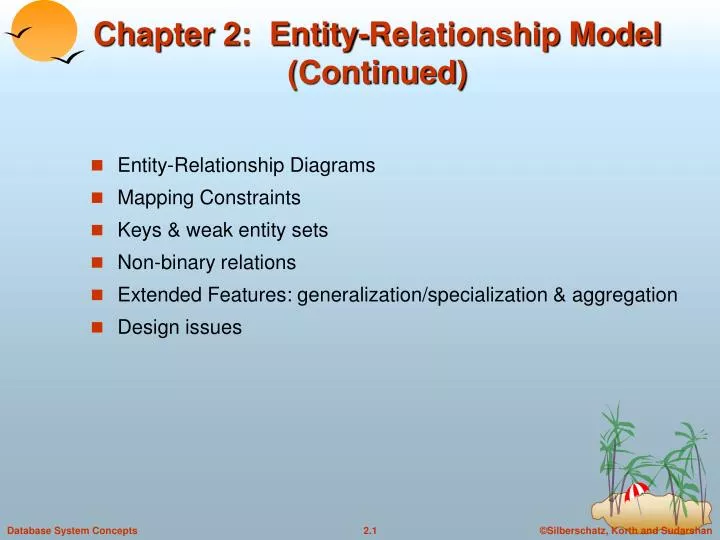 chapter 2 entity relationship model continued