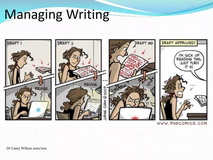 managing writing