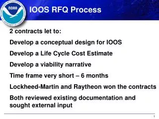 IOOS RFQ Process