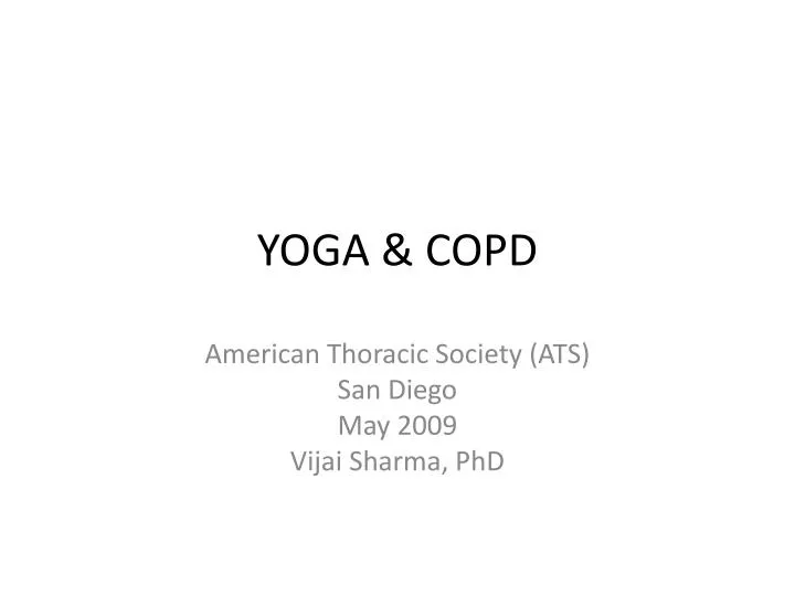 yoga copd