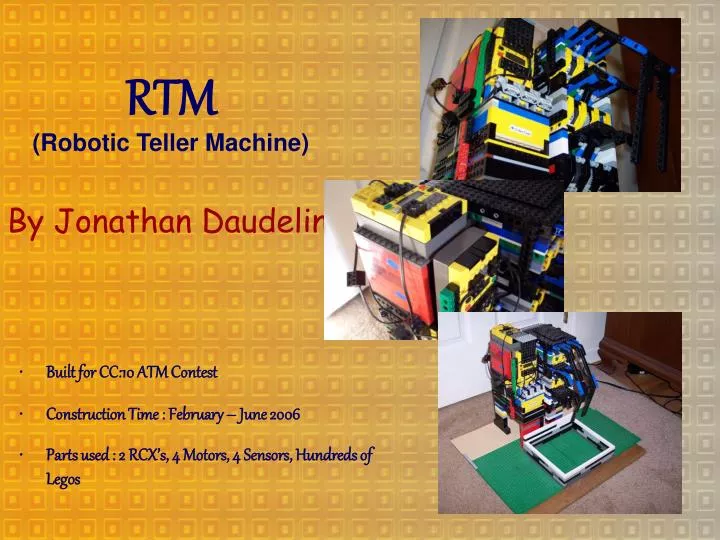 rtm robotic teller machine