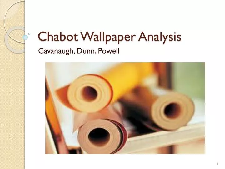 chabot wallpaper analysis