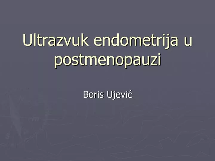 ultrazvuk endometrija u postmenopauzi