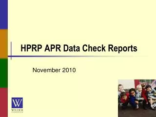 HPRP APR Data Check Reports