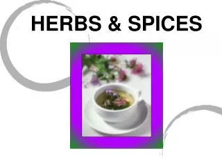 HERBS &amp; SPICES