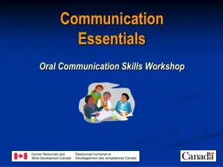 Communication Essentials Oral Communication Skills Workshop