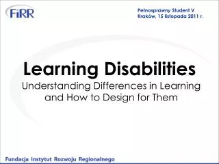 Learning Disabilities