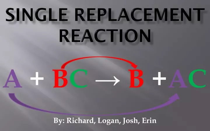 single replacement reaction