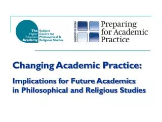Introduction to the Subject Centre for Philosophical &amp; Religious Studies