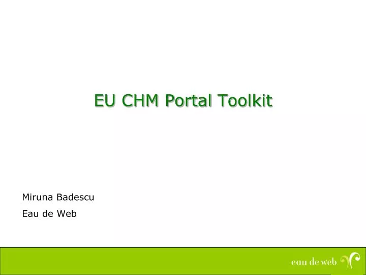 eu chm portal toolkit