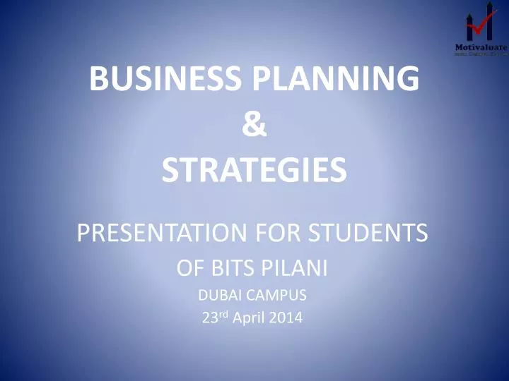 business planning strategies