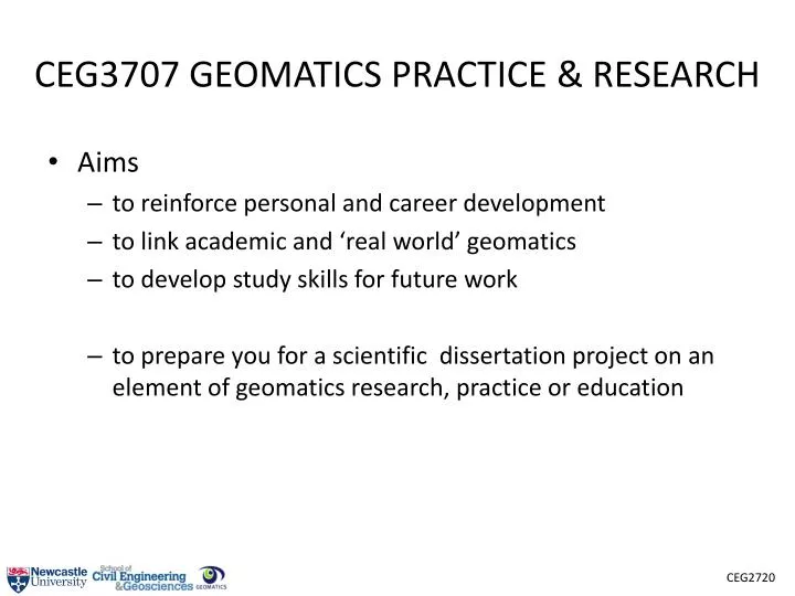 ceg3707 geomatics practice research
