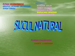 SUCUL NATURAL
