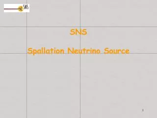 SNS Spallation Neutrino Source