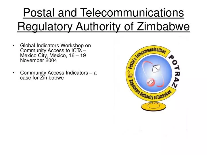 postal and telecommunications regulatory authority of zimbabwe