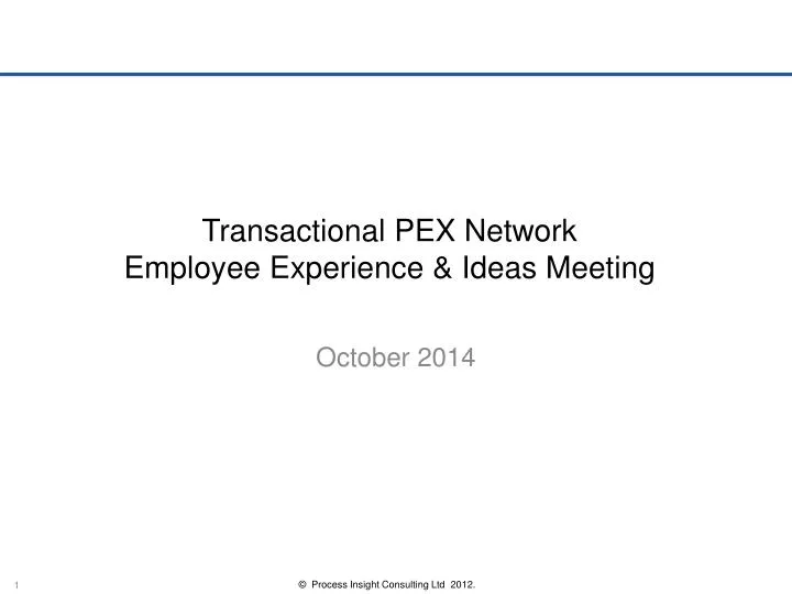 transactional pex network employee experience ideas meeting