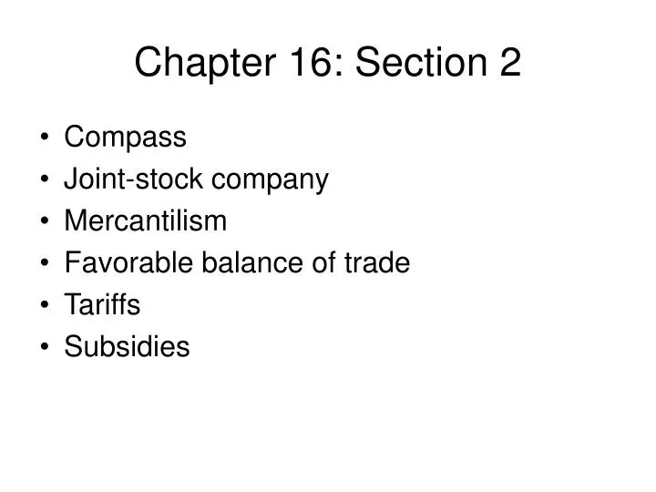 chapter 16 section 2