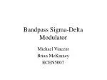 Bandpass Sigma-Delta Modulator - slide 1