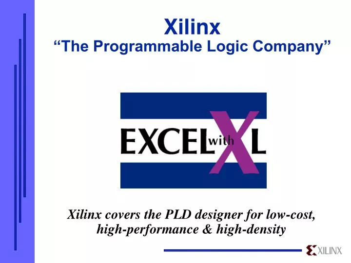 xilinx the programmable logic company