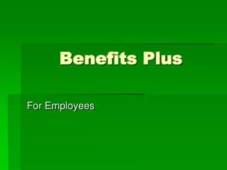 Benefits Plus