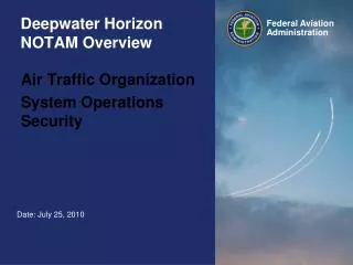 Deepwater Horizon NOTAM Overview