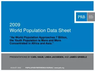 2009 World Population Data Sheet