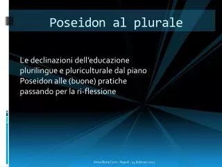 poseidon al plurale